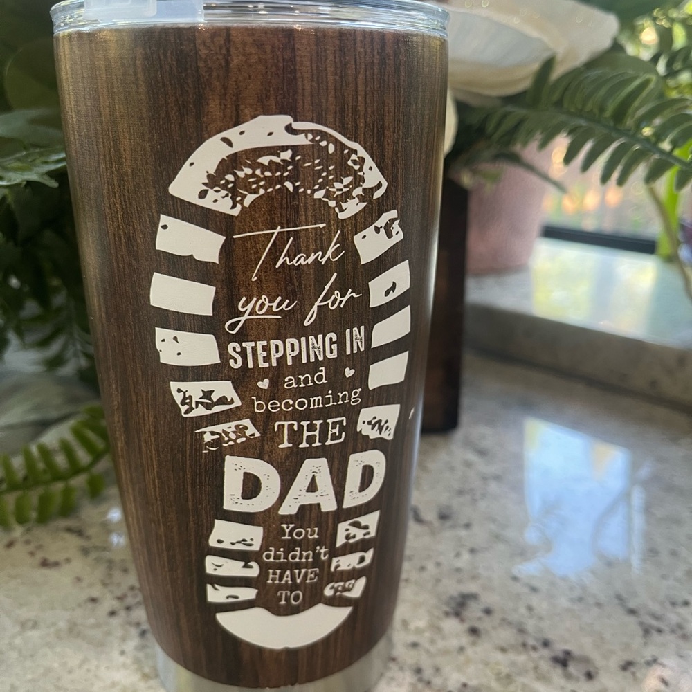 Hot/cold vacuum cup birthday gift for dad